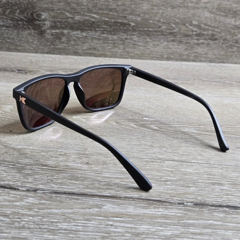 Knockaround Premiums Black Matte Rose Gold Polarized Sunglasses